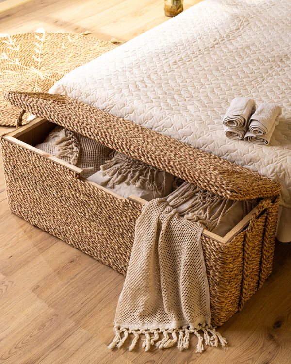 Handmade Halfa Storage Bench – Bed End Trunk