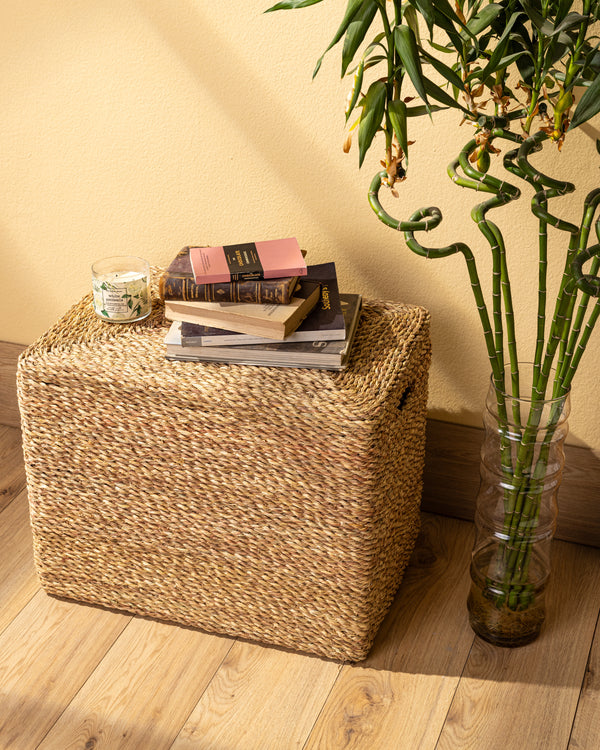 Handmade Halfa Storage Box – Corner Seating Bench
