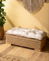 Handmade Halfa Bench with Cushion – Versatile Design