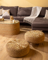 Handmade Halfa Pouf Set – With & Without Legs
