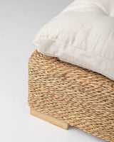 Handmade Halfa Bench with Cushion – Versatile Design