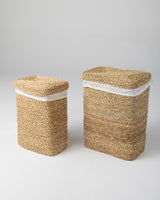 Handmade Halfa Rectangular Laundry Hamper with Lid