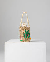 Handmade Halfa Crossbody Bag with Rustic Embroidery