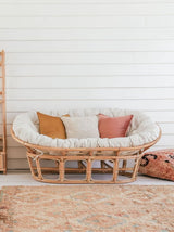Serenity Rattan Papasan Loveseat
