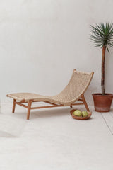 Sunset Rattan Chaise Lounger